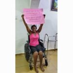#ENDSARS GIrl in Wheelchair