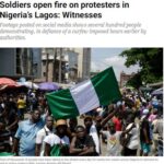 Soldiers open fire on protesters in Nigeria’s Lagos- Witnesses0