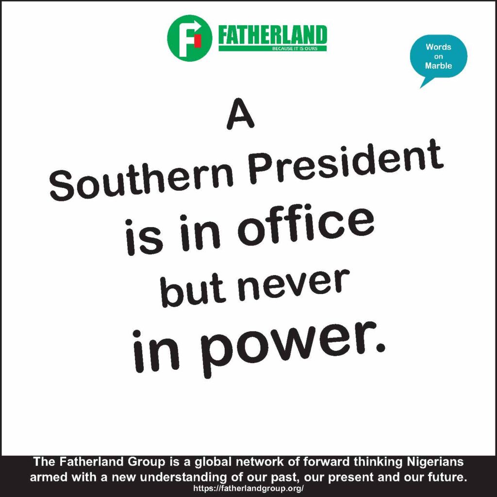 Words on Marble - A Southern President is in office and never in power - Square_NEW
