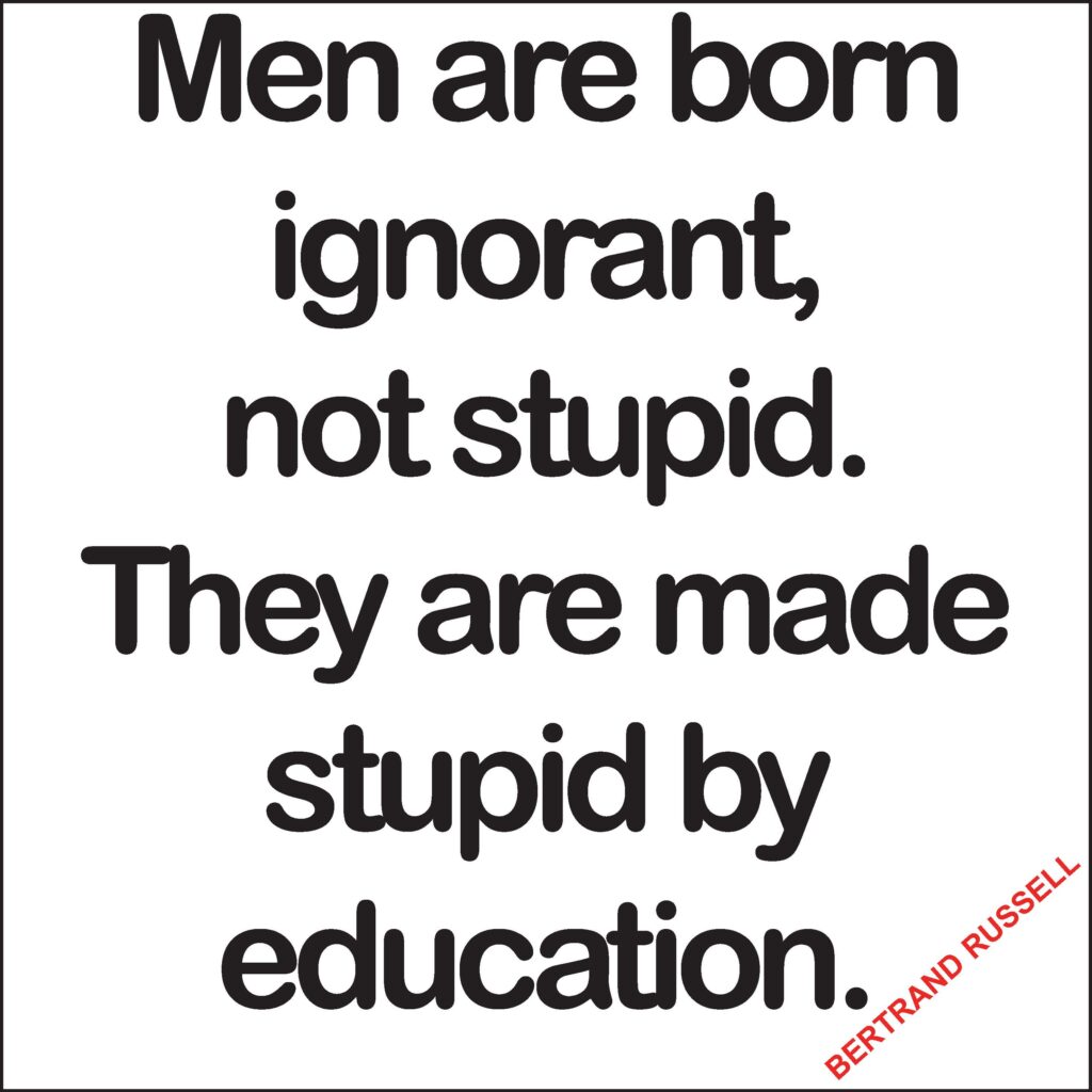 Words on marble-Men are born ignorant_NEW